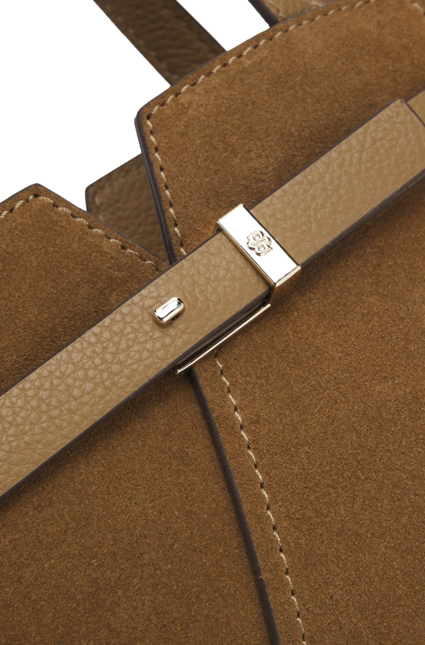 BOSS Revers mini tote bag in suede
