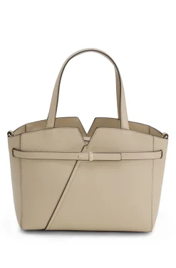 BOSS Revers small leather tote bag with belt detail