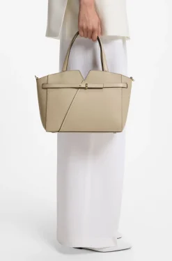 BOSS Revers small leather tote bag with belt detail