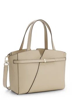 BOSS Revers small leather tote bag with belt detail