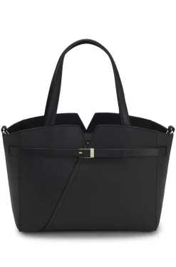 BOSS Revers small leather tote bag with belt detail