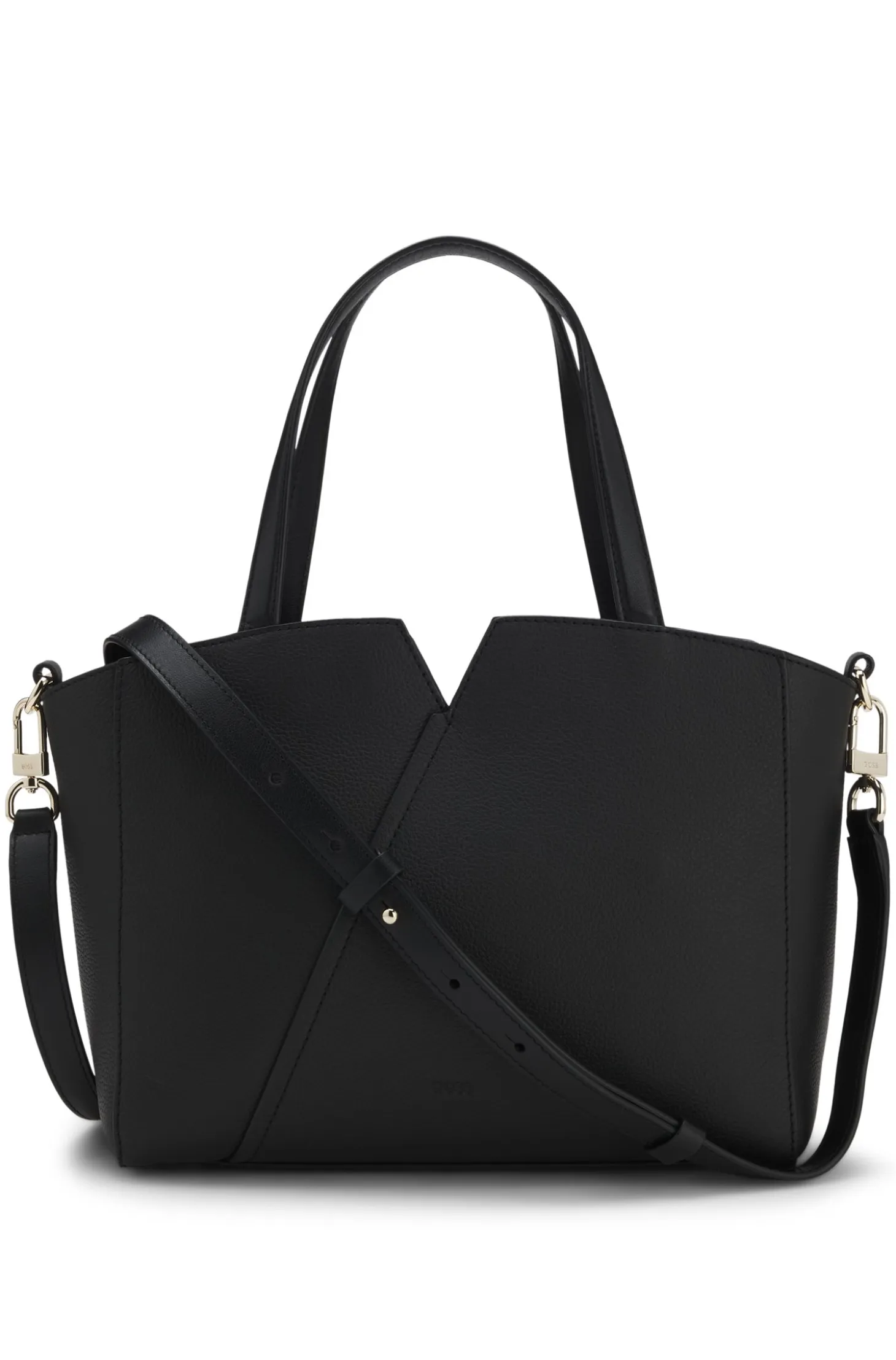 BOSS Revers small leather tote bag with belt detail