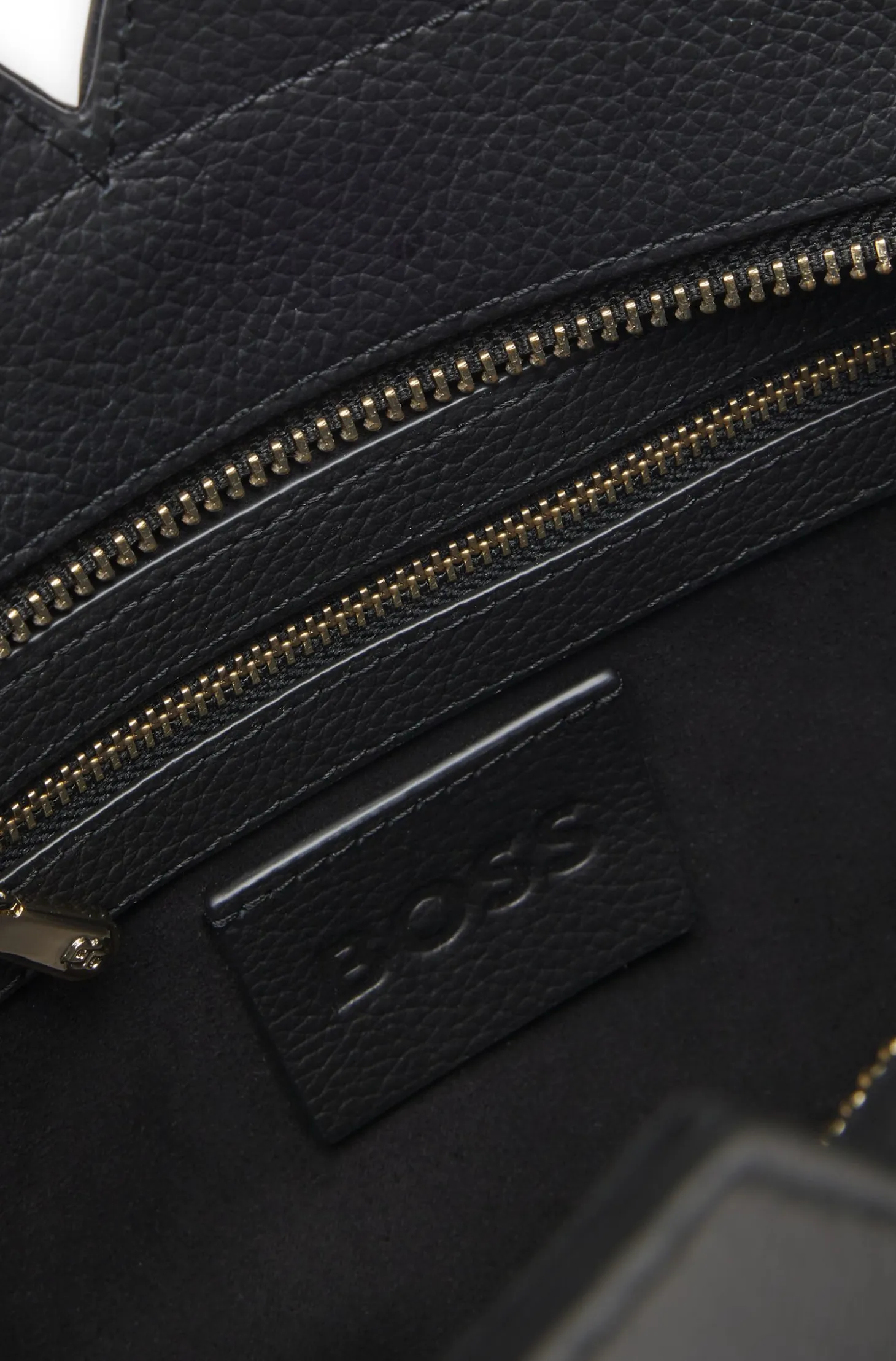 BOSS Revers small leather tote bag with belt detail
