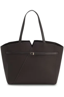 BOSS Revers tote bag in leather with belt detail