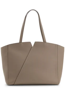 BOSS Revers tote bag in leather with belt detail