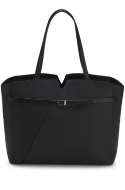 BOSS Revers tote bag in leather with belt detail