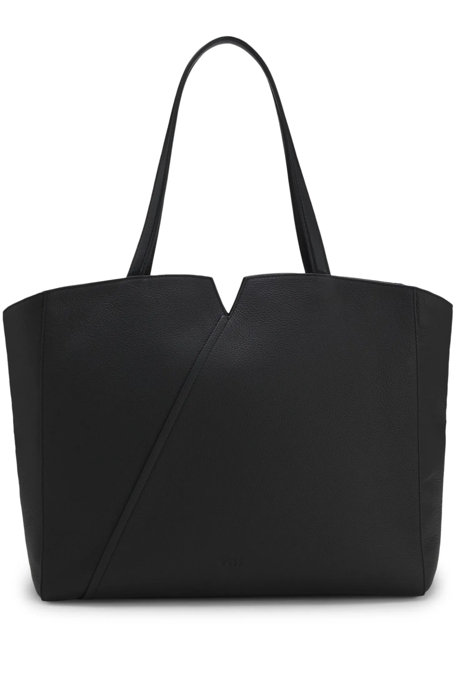 BOSS Revers tote bag in leather with belt detail