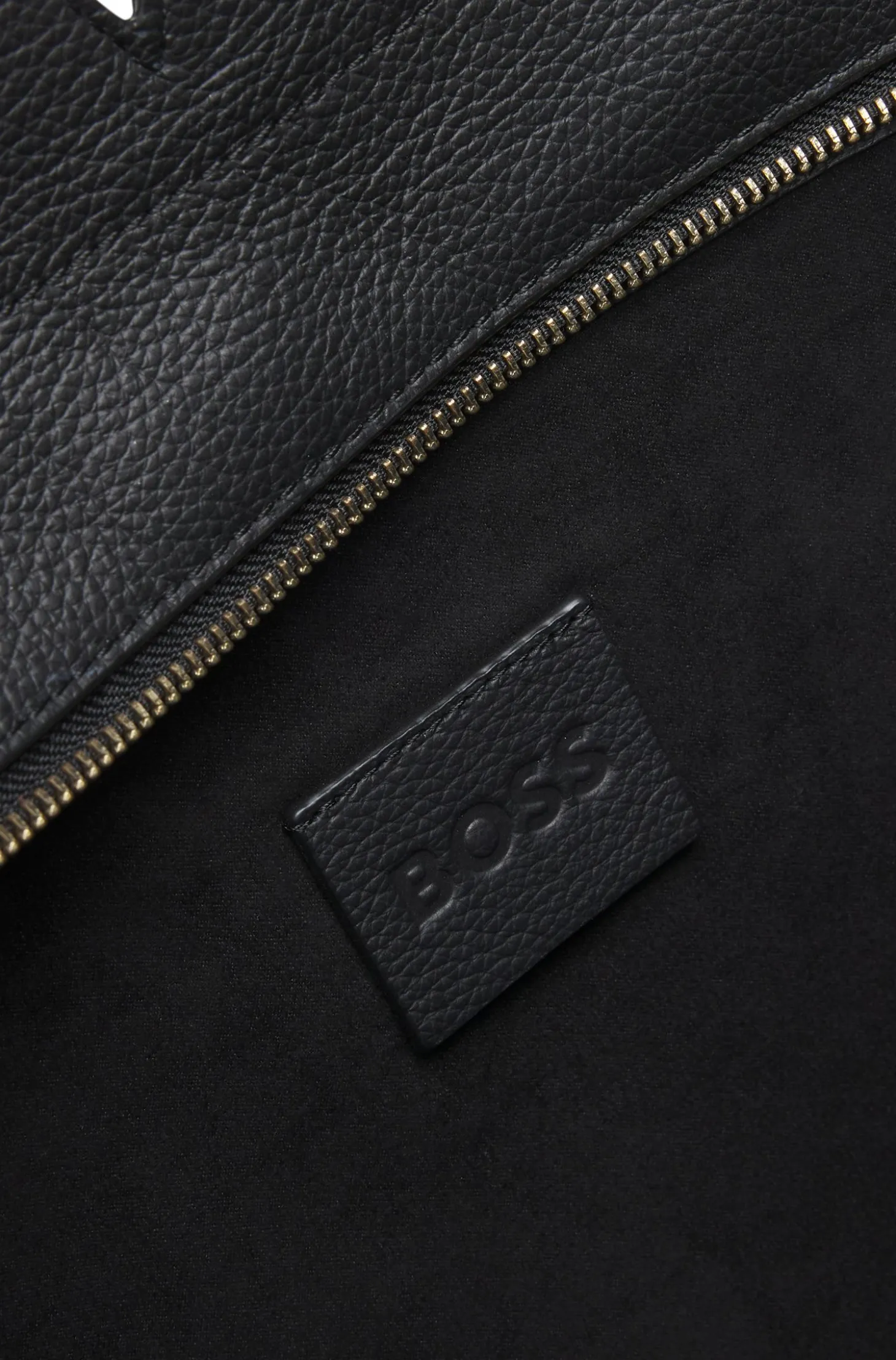 BOSS Revers tote bag in leather with belt detail