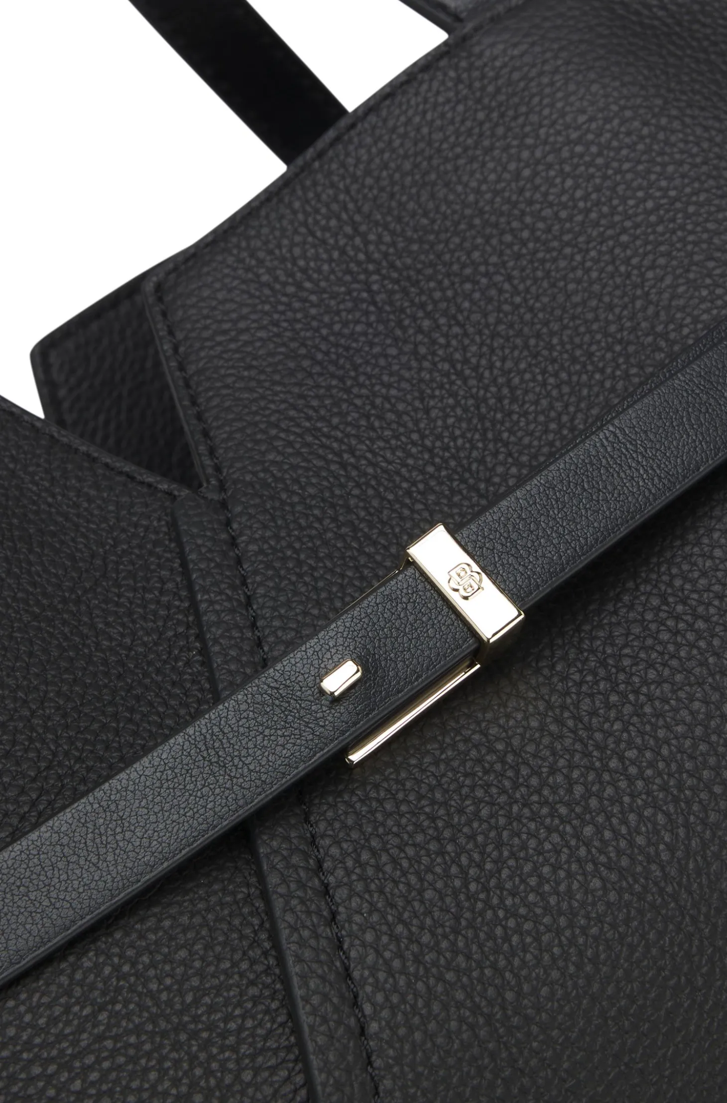 BOSS Revers tote bag in leather with belt detail
