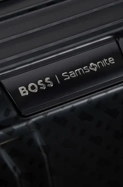 BOSS | Samsonite 106L trunk suitcase in anodised aluminium