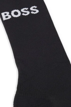 BOSS x ASSOS black lightly insulated cycling socks