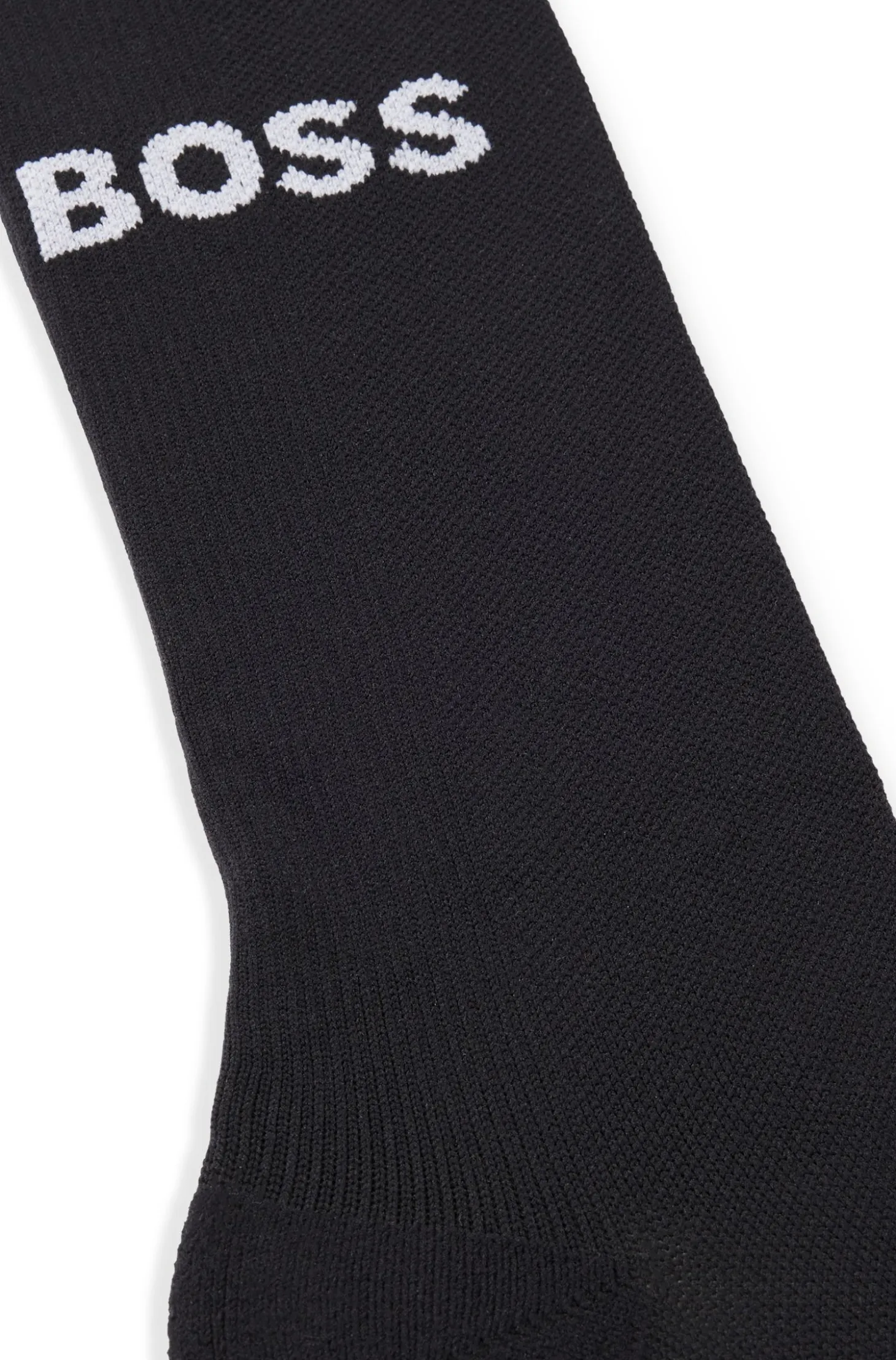 BOSS x ASSOS black lightly insulated cycling socks