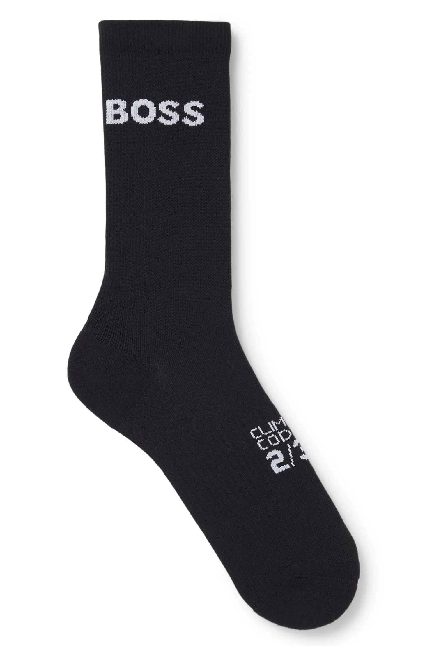 BOSS x ASSOS black lightly insulated cycling socks