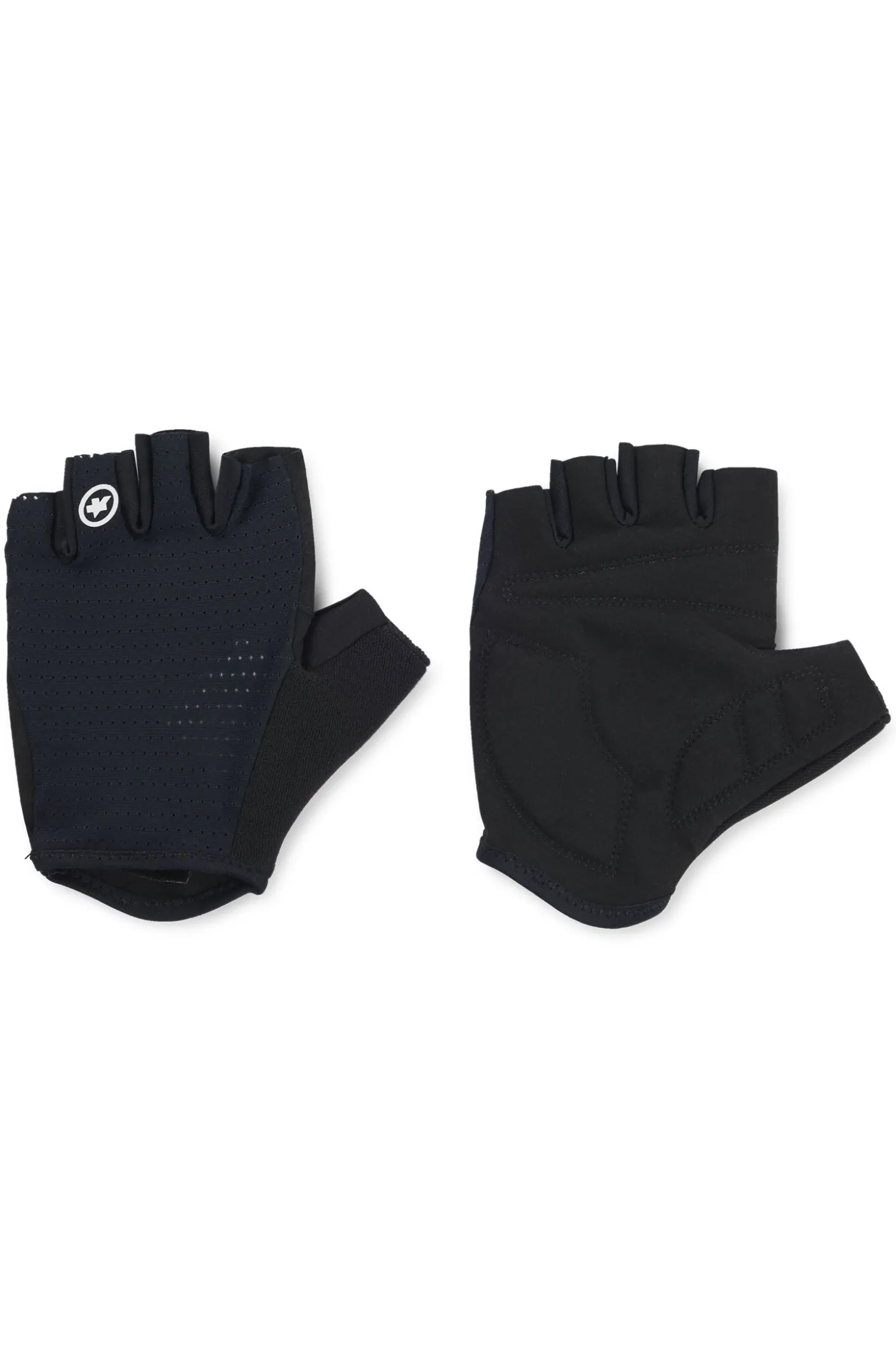 BOSS x ASSOS fingerless cycling gloves with padded palm