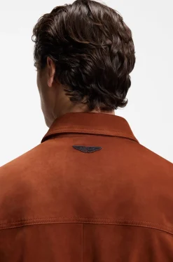 BOSS x ASTON MARTIN jacket in suede