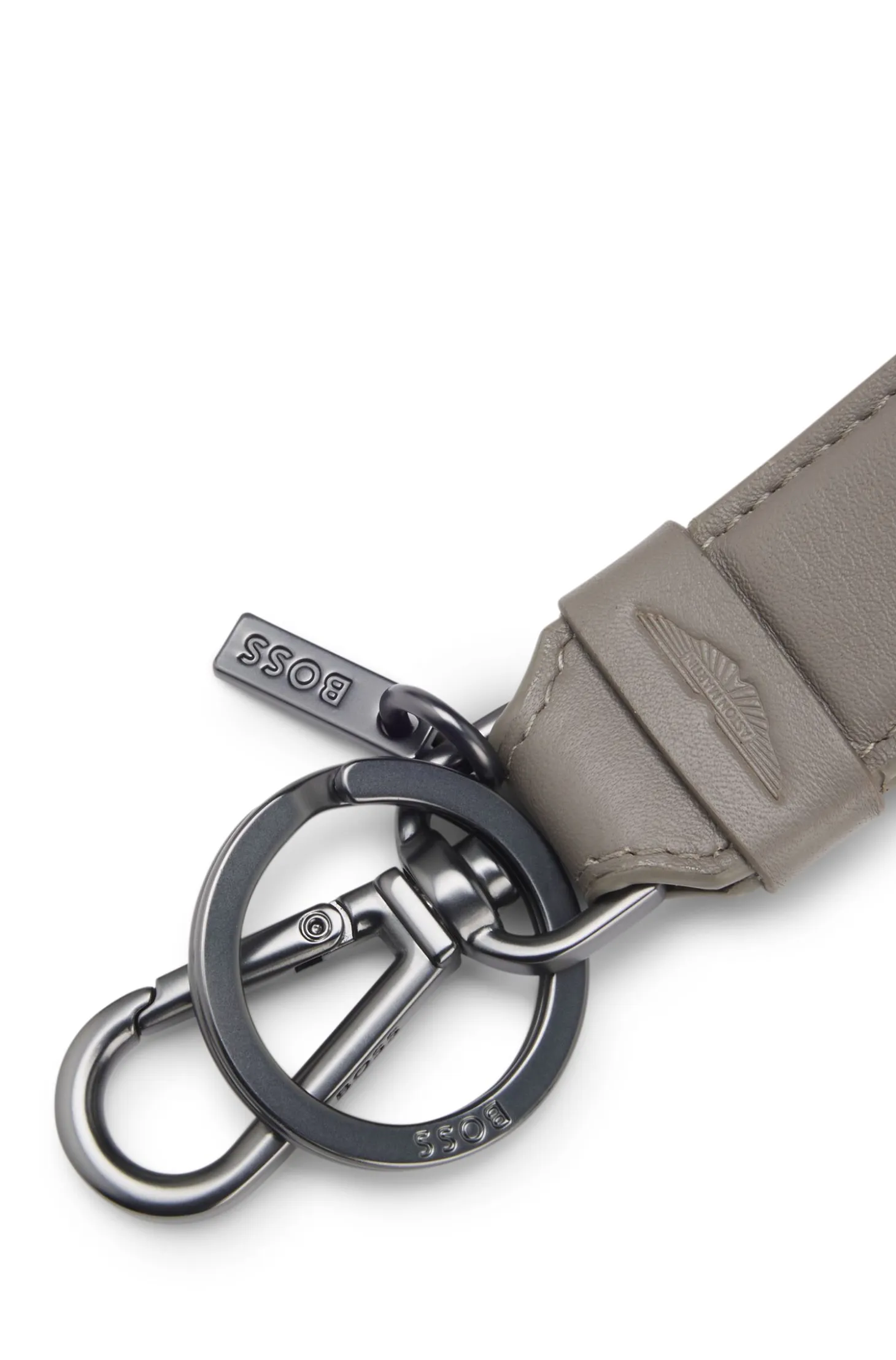 BOSS x ASTON MARTIN leather key ring