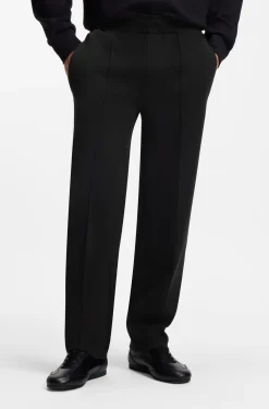 BOSS x ASTON MARTIN modern-fit trousers in cotton