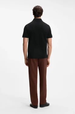 BOSS x ASTON MARTIN polo shirt in mercerised cotton jacquard