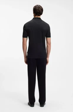BOSS x ASTON MARTIN polo shirt in mercerised cotton