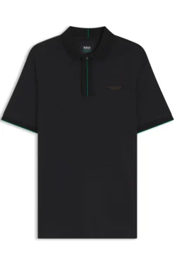 BOSS x ASTON MARTIN polo shirt in mercerised cotton