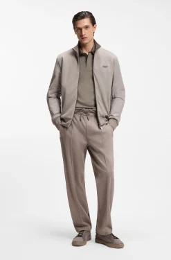 BOSS x ASTON MARTIN polo shirt in wool-cotton piqué