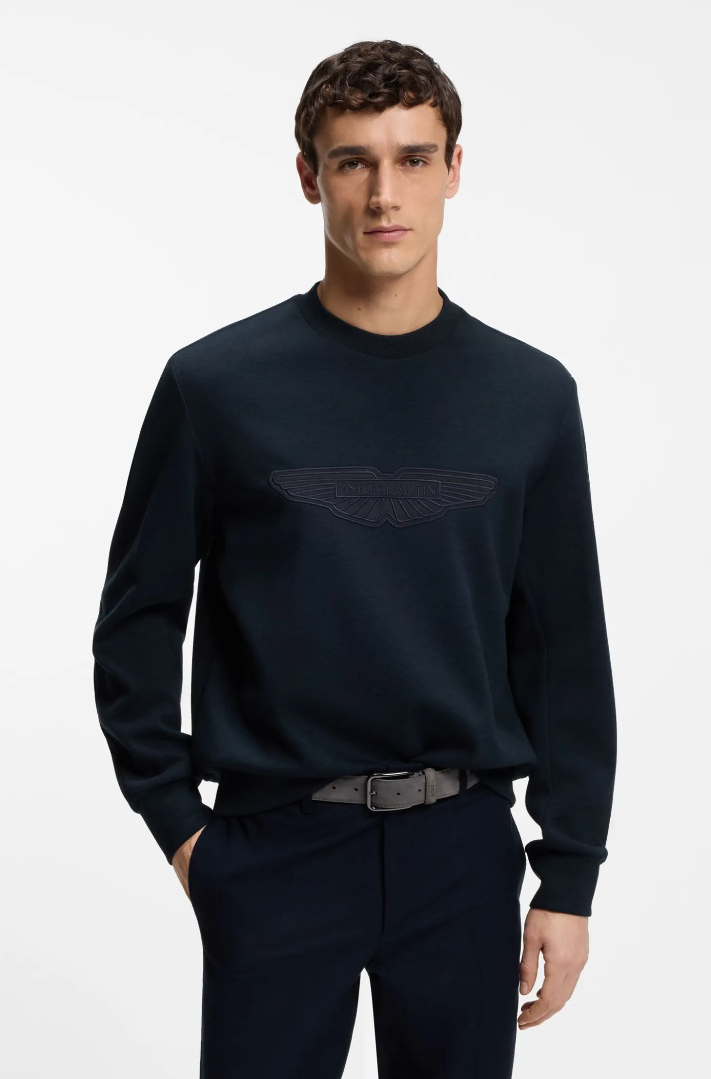 BOSS x ASTON MARTIN sweatshirt with wing detail
