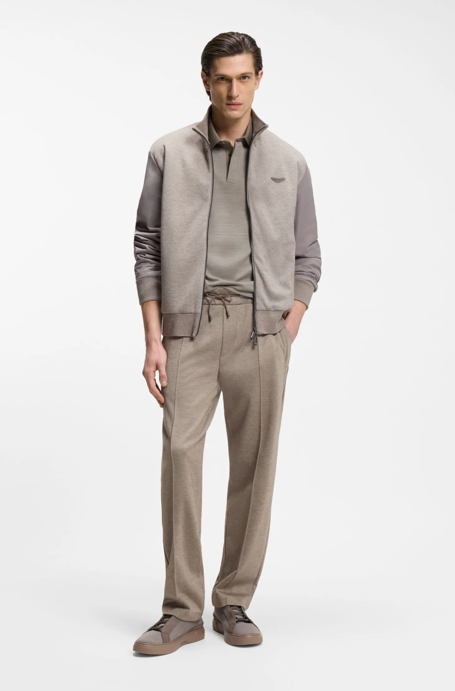 BOSS x ASTON MARTIN tracksuit bottoms with drawcord