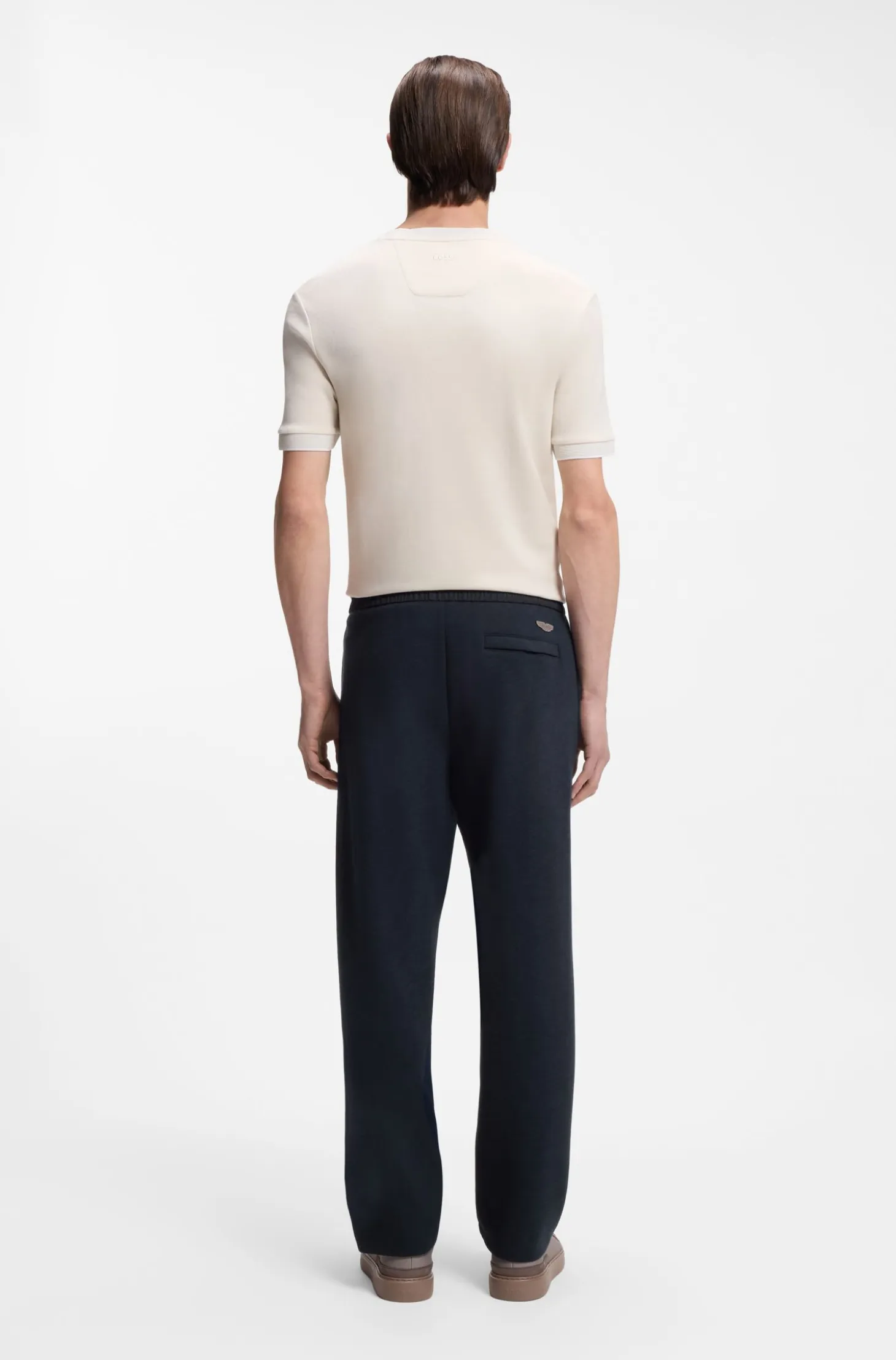BOSS x ASTON MARTIN tracksuit bottoms with drawcord