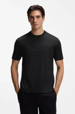 BOSS x ASTON MARTIN T-shirt in mercerised cotton