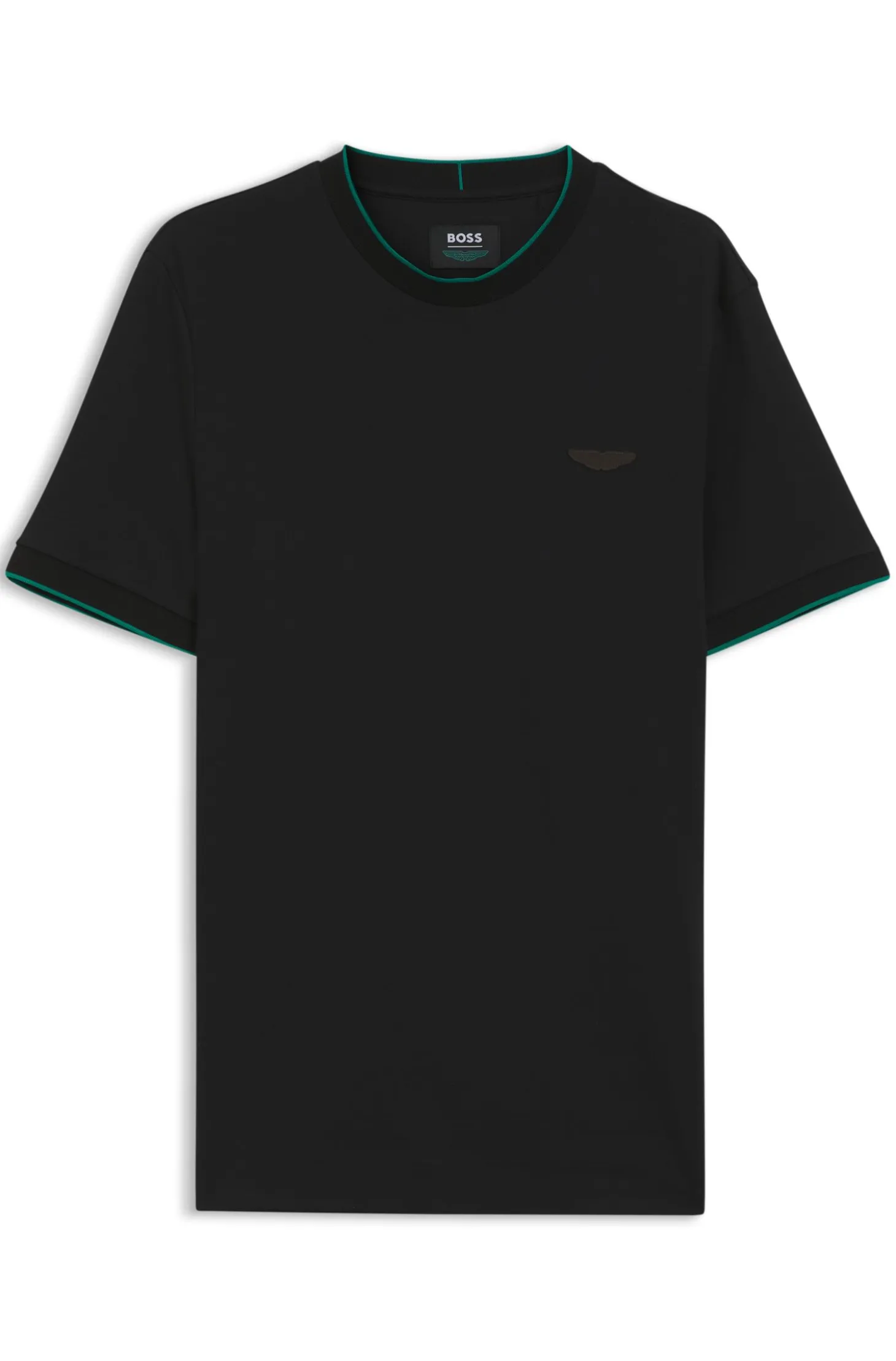 BOSS x ASTON MARTIN T-shirt in mercerised cotton