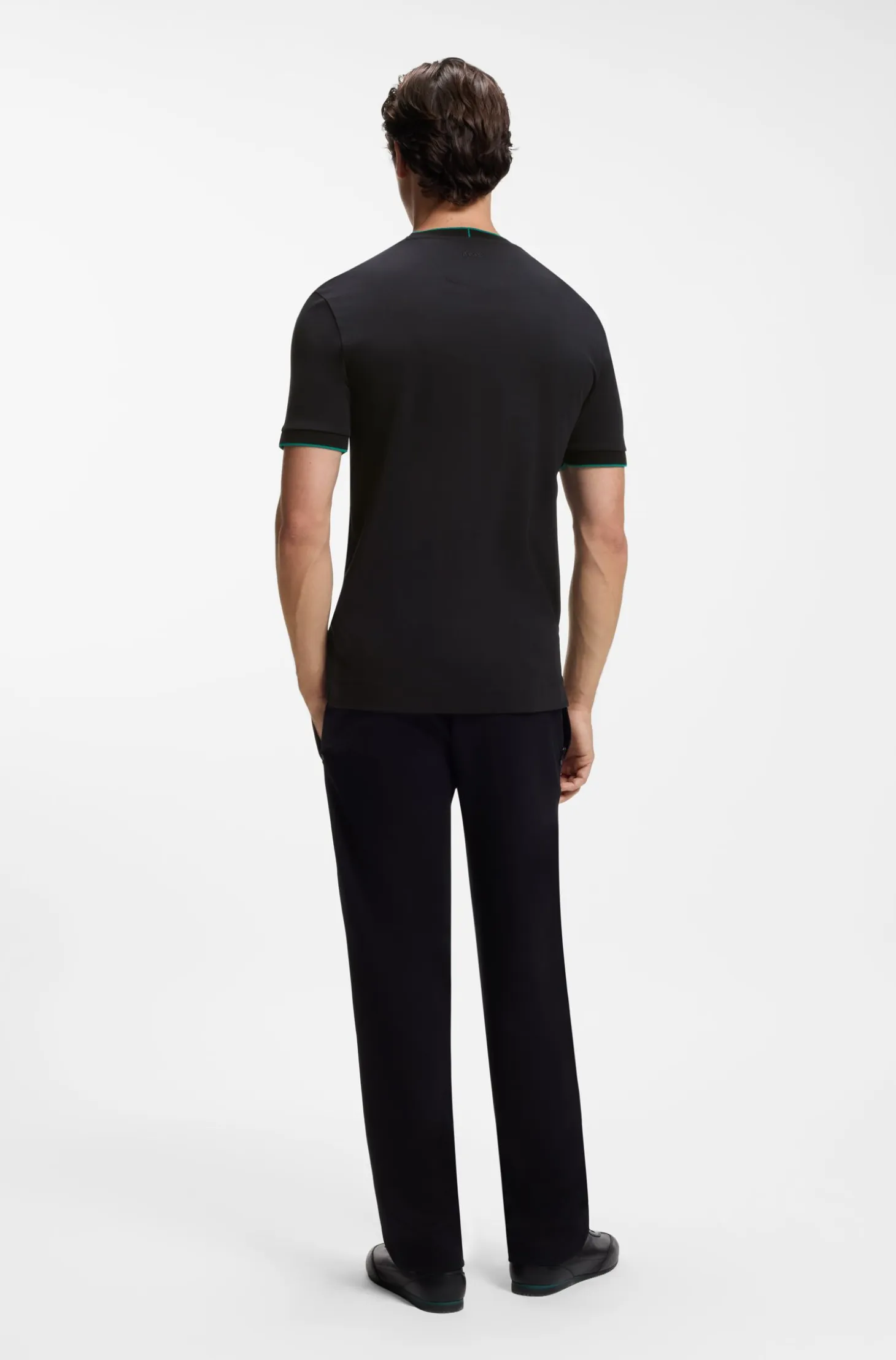 BOSS x ASTON MARTIN T-shirt in mercerised cotton