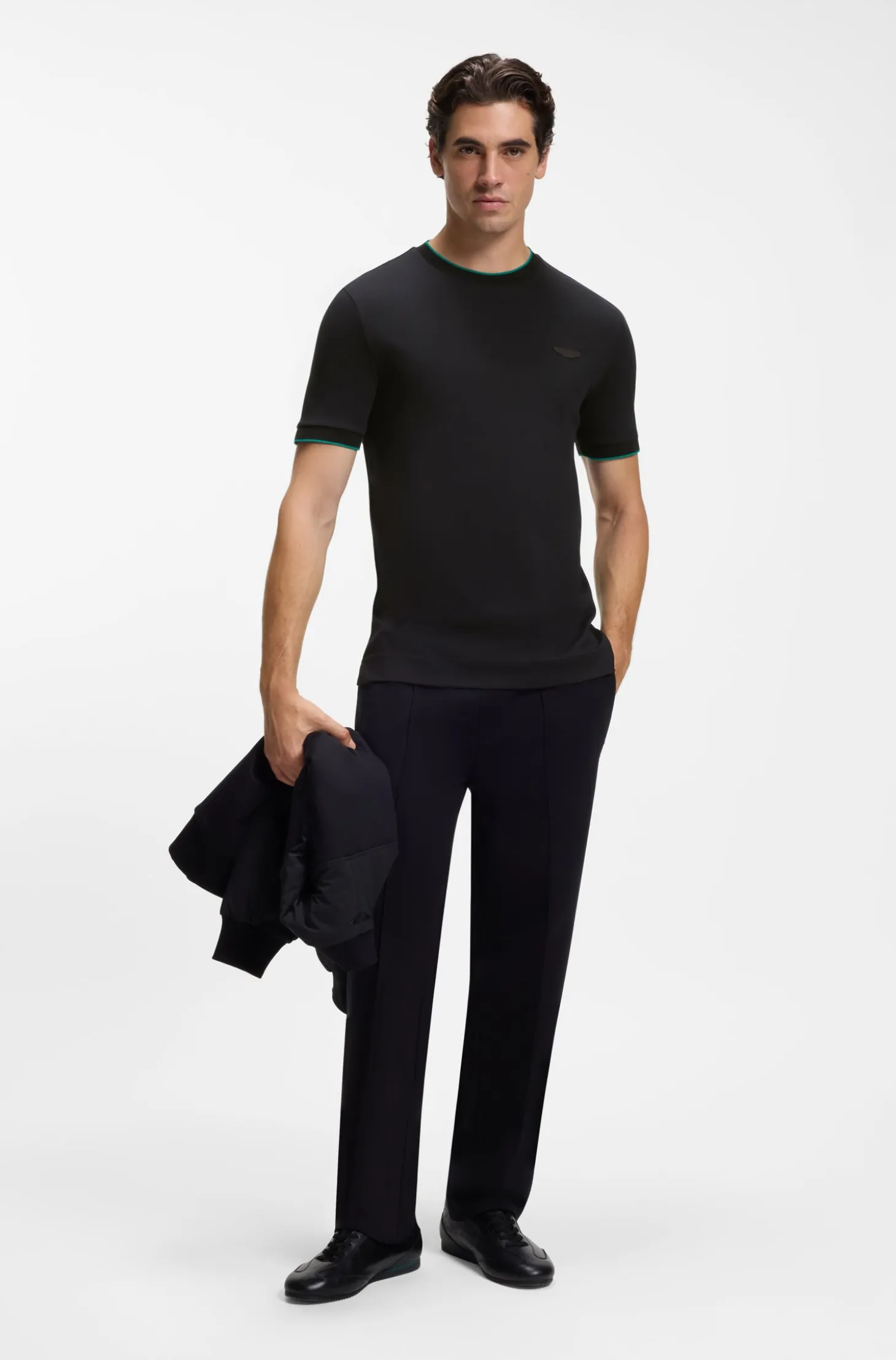 BOSS x ASTON MARTIN T-shirt in mercerised cotton