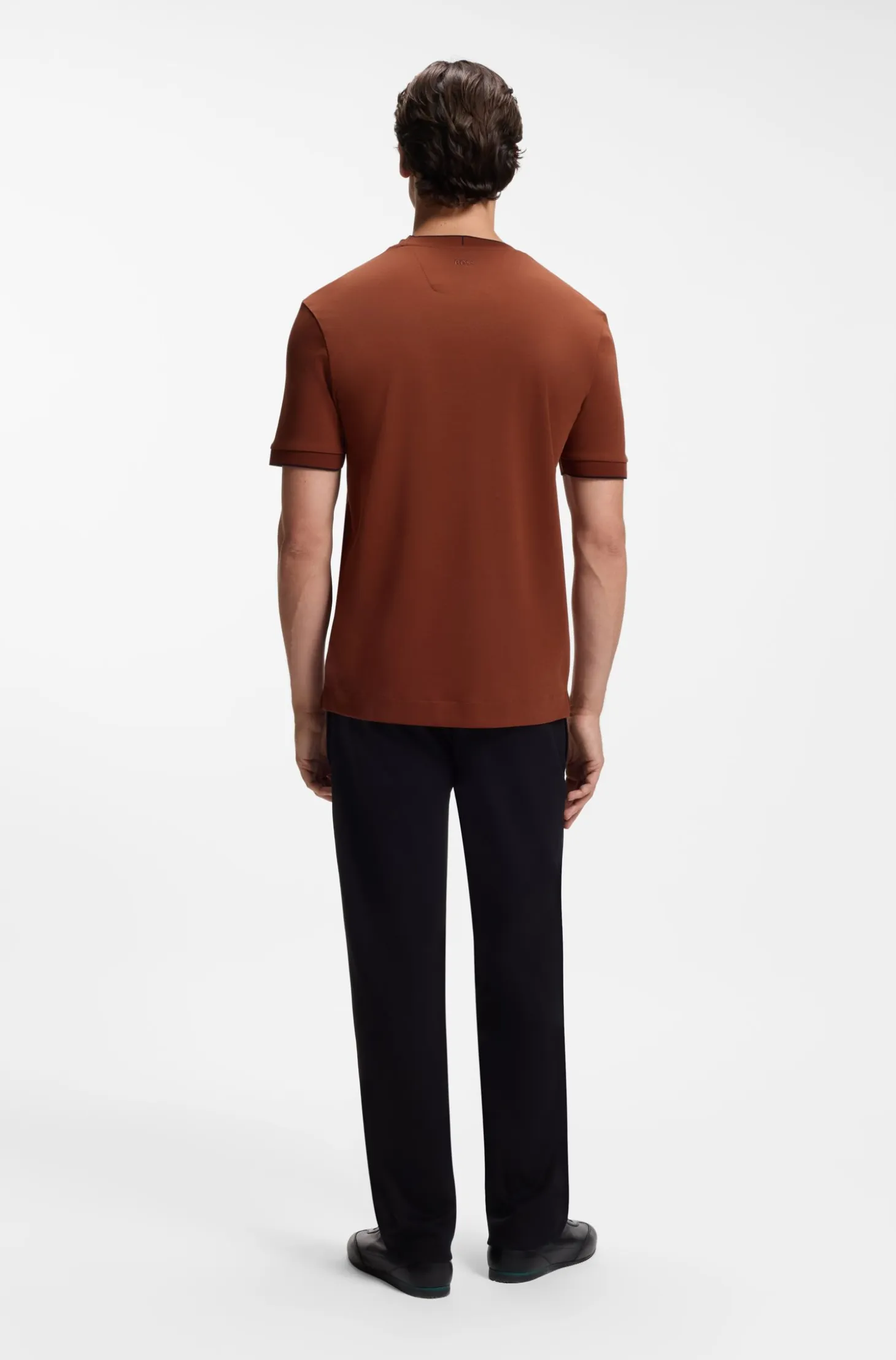 BOSS x ASTON MARTIN T-shirt in mercerised cotton