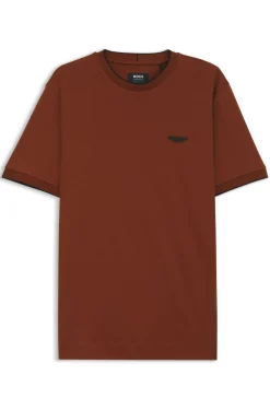 BOSS x ASTON MARTIN T-shirt in mercerised cotton