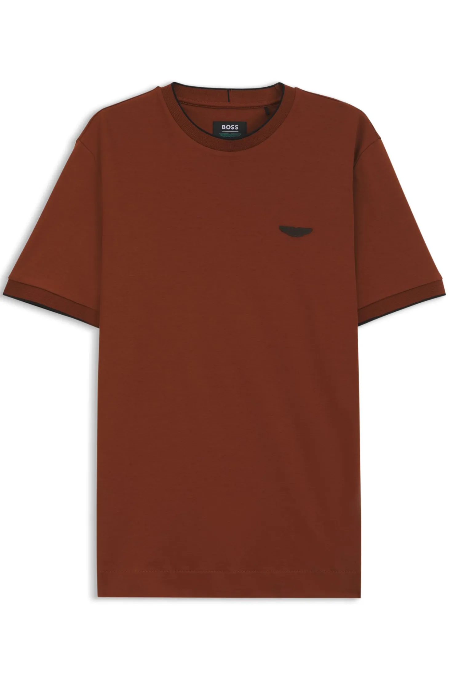 BOSS x ASTON MARTIN T-shirt in mercerised cotton