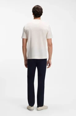 BOSS x ASTON MARTIN T-shirt in mercerised cotton jacquard