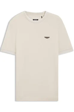 BOSS x ASTON MARTIN T-shirt in wool-cotton jacquard