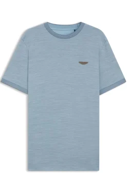 BOSS x ASTON MARTIN T-shirt in wool-cotton jacquard