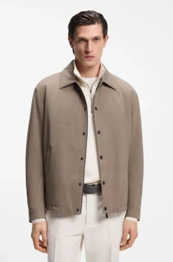 BOSS x ASTON MARTIN wool-blend jacket