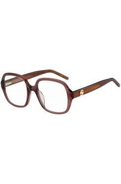Brown-acetate optical frames with Double B monogram