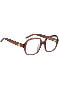 Brown-acetate optical frames with Double B monogram