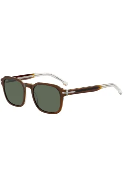 Brown-acetate sunglasses with gradient effect