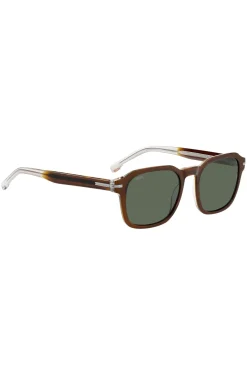 Brown-acetate sunglasses with gradient effect