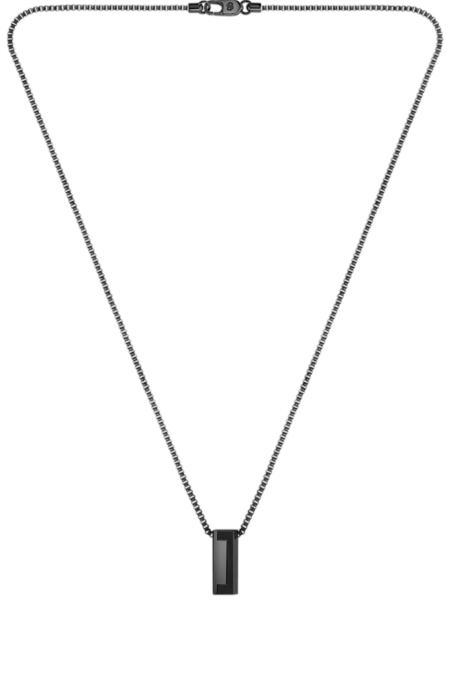 Brushed and polished necklace