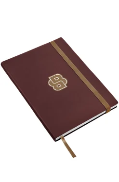 Burgundy A5 notebook with Double B monogram