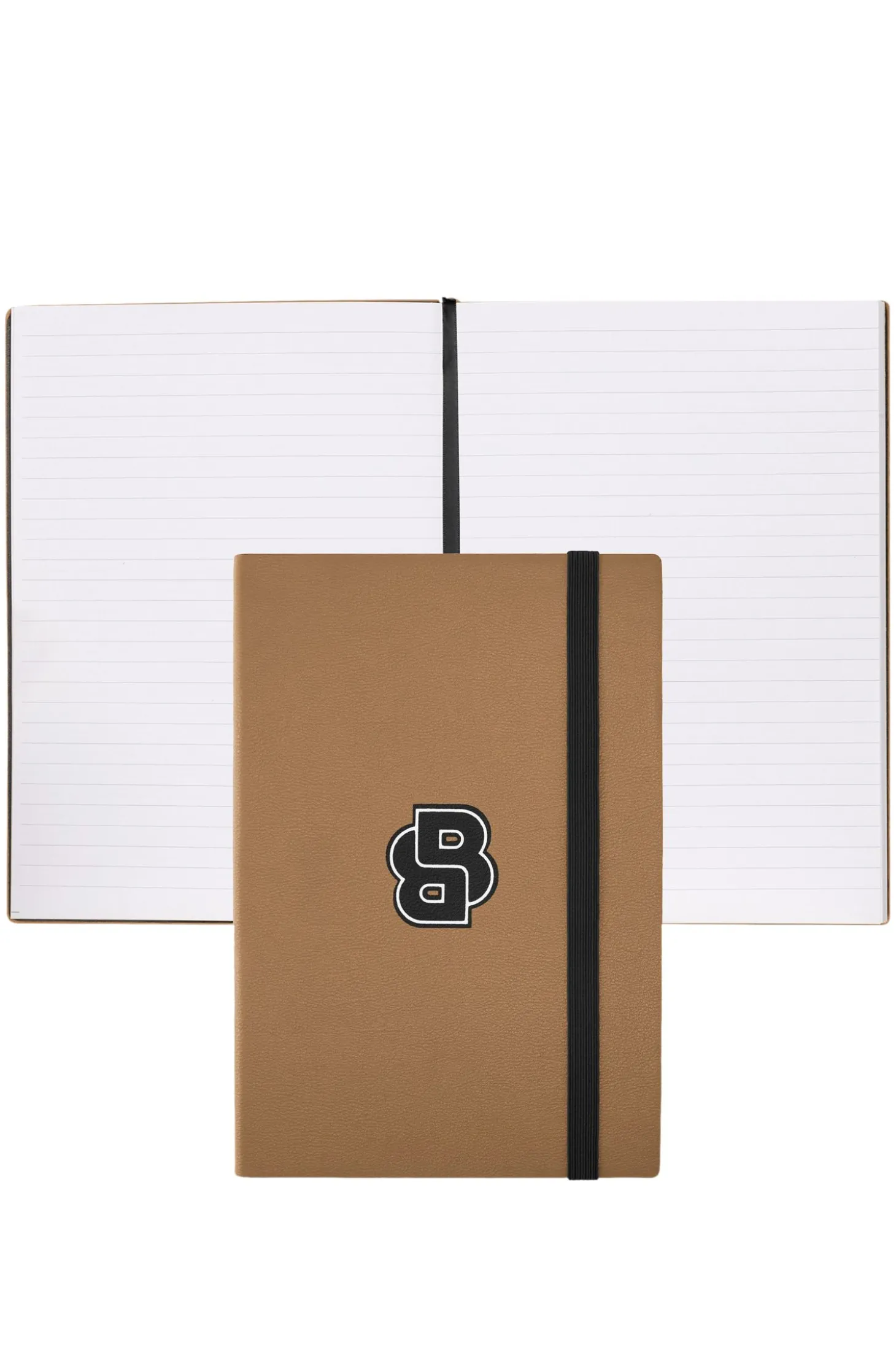 Camel A5 notebook with Double B monogram