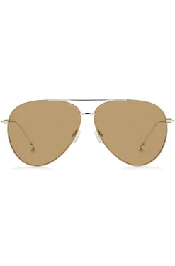 Camel sunglasses in lightweight steel