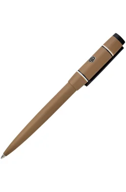 Camel-toned ballpoint pen with Double B monogram