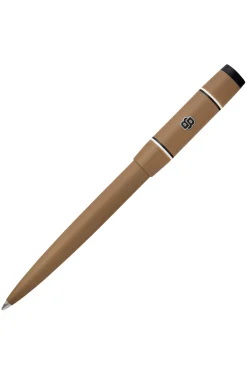 Camel-toned ballpoint pen with Double B monogram