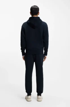 Casual cotton tracksuit set with a minimalist logo